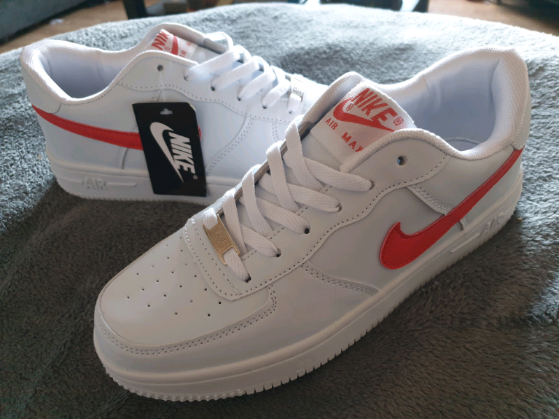 all white af1 size 8